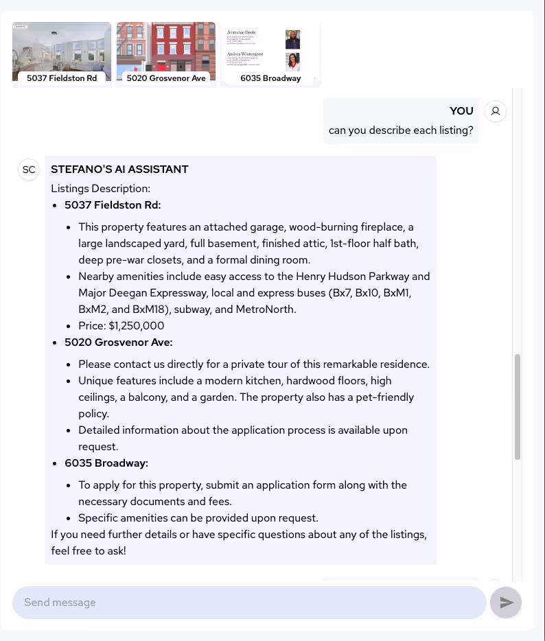 AI Smart Links for the Real Estate Sector